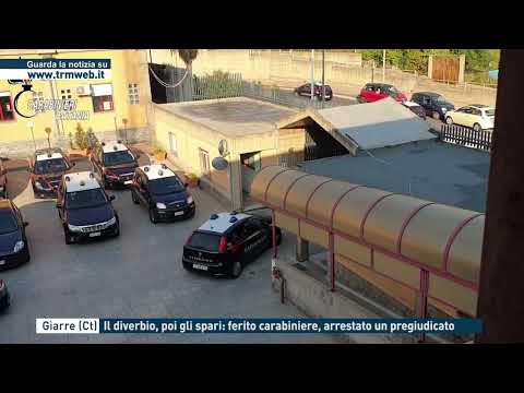 Giarre (Ct) - Il diverbio poi gli spari: ferito carabiniere arrestato un pregiudicato