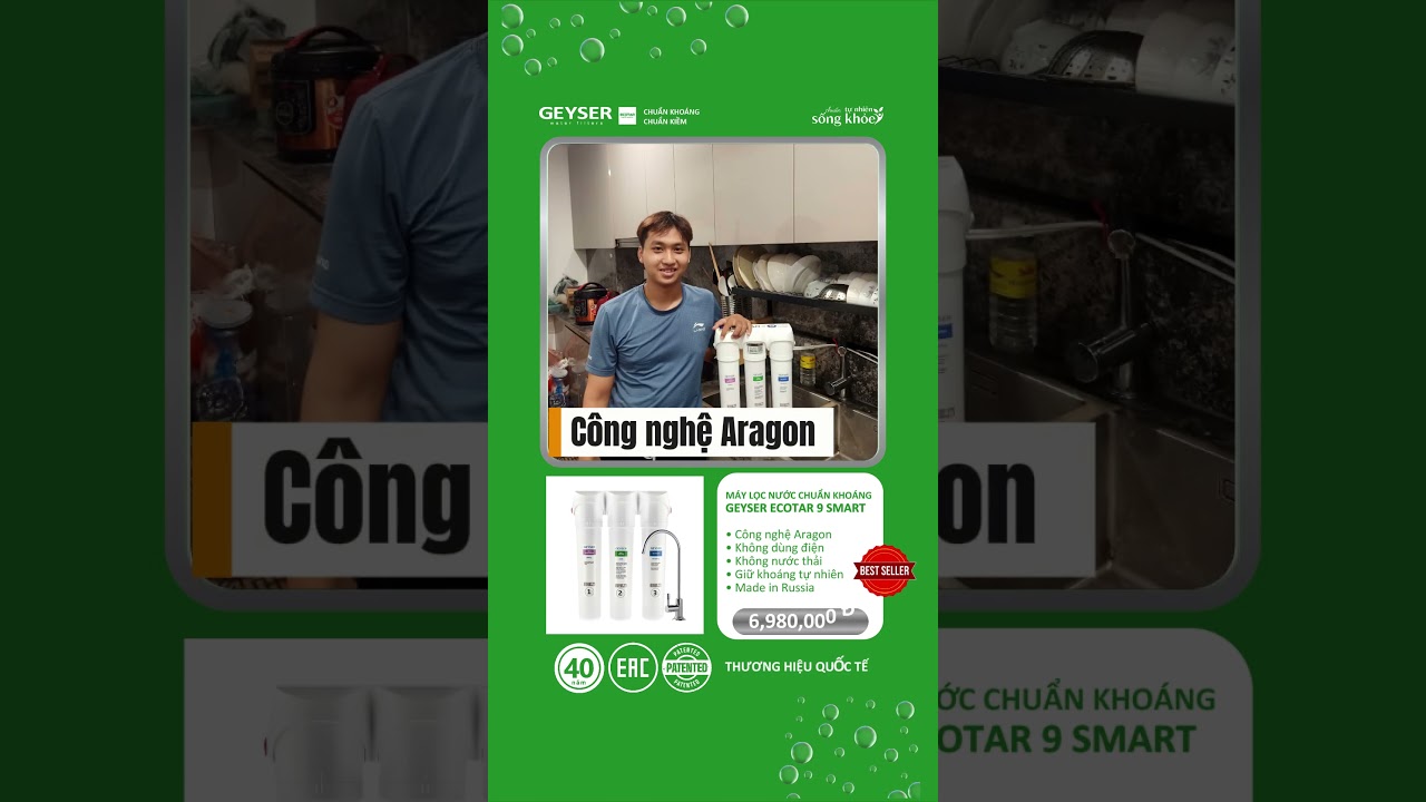 Máy lọc cũ lâu năm có thể mục rã ra vi nhựa – Nâng cấp máy lọc nước chuẩn khoáng để an toàn hơn