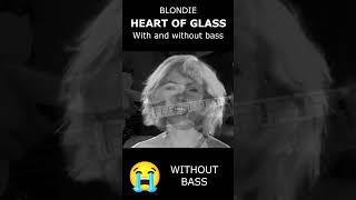 HEART OF GLASS with and without bass #short  #shorts   #basscover #bass #blondie