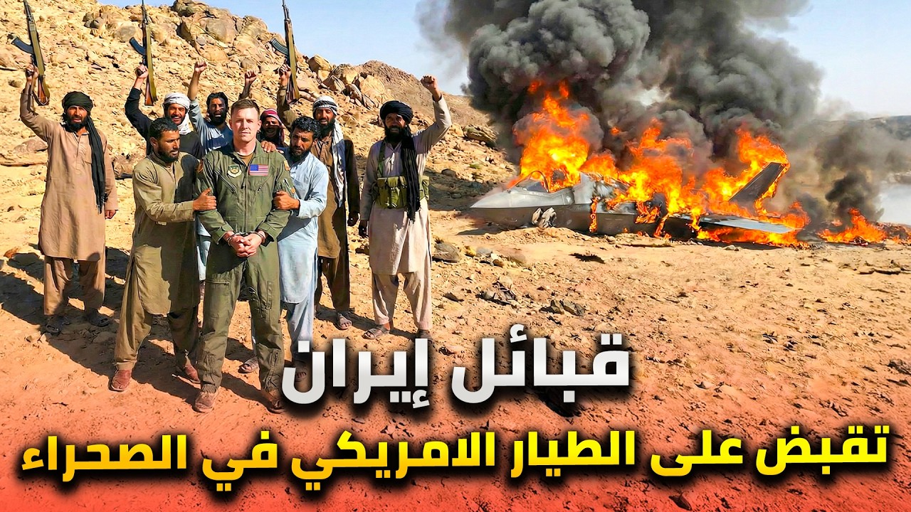 لحظة القبض على طيار امريكي من قبائل البدو في إيران .. سقوط طائرات امريكا