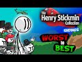 Henry Stickmin Collection ALL Ranks Endings RANKED