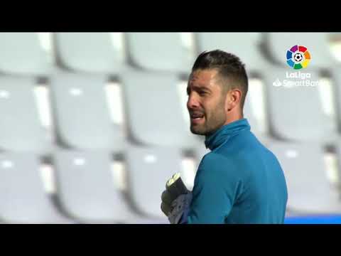 Calentamiento CE Sabadell vs UD Las Palmas