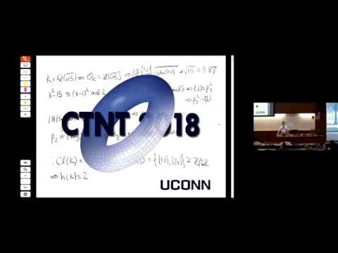 CTNT 2018 - "Arithmetic Statistics" (Lecture 1) by Álvaro Lozano-Robledo