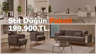 Hekahome Kurtoğlu Mobilya - STİL DÜĞÜN PAKETİ 199.900.TL