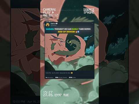 MADARA 9 TAILS SUSANO Vs HASHIRAMA WOOD STYLE JUTSU 🔥🥶