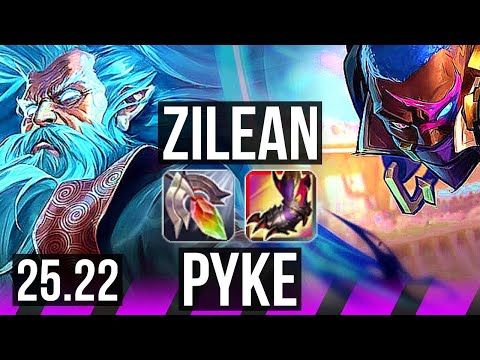 ZILEAN & Caitlyn vs PYKE & Kai'Sa (SUP) | 1/1/17 | EUW Grandmaster | 25.22