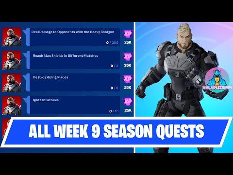 Fortnite All Week 9 Season Quests Guide - Chapter 3 Season 1