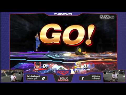 WTFOX 2: Smash 4 Singles - DarkshadLegend (Ryu) vs dT | Dabuz (Rosalina) - Winners Quarters