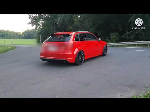 Audi S3 8V HG Motorsport Downpipe + Friedrich Motorsport AGA