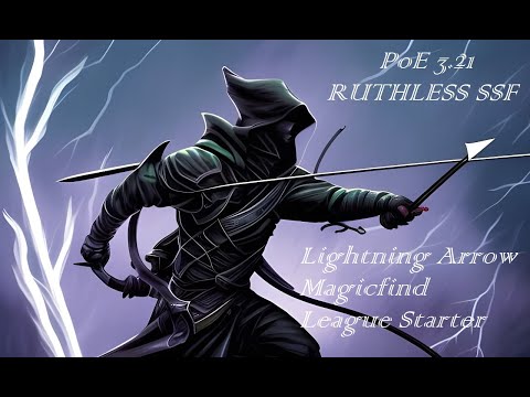 [PoE 3.21 Crucible] RUTHLESS SSF Build Guide: Lightning Arrow Deadeye MF league starter
