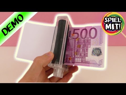 GELD DRUCK MASCHINE - Aus Papier echte Geldscheine machen? Cooler ZAUBERTRICK!