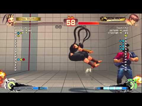 WHITE GUN v2 (Ibuki) Vs. Team CKD (Guy)