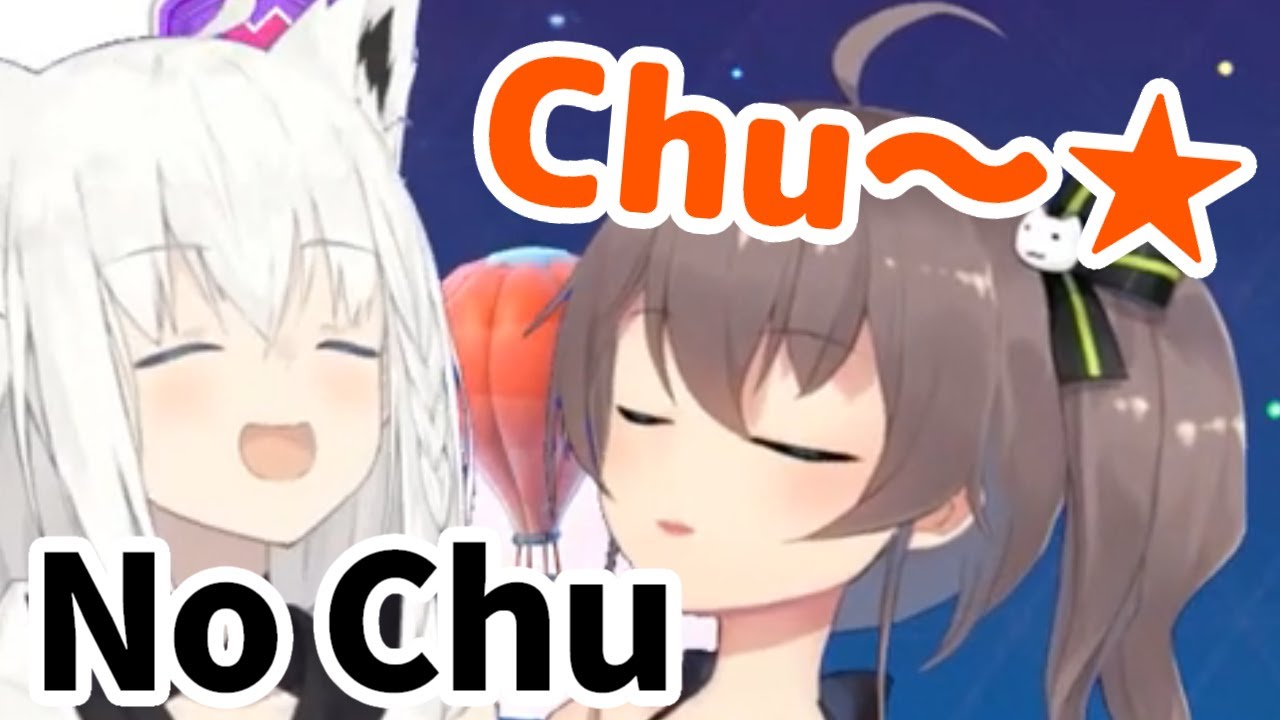 キスを白上フブキに拒否されたので仕方なくケモ耳吸いに移行する夏色まつり