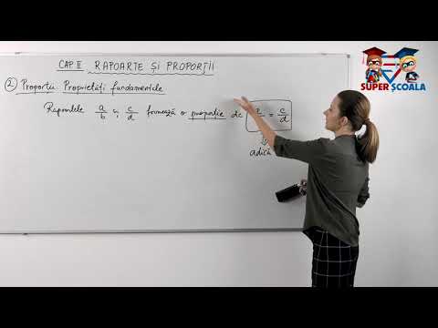 Clasa a VI-a - Proporții; proprietatea fundamentală a proporțiilor