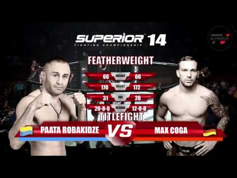 Superior FC - Fight 8 - Titelkampf im Federgewicht Coga VS Robakidze