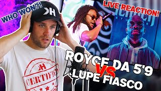 Rapper Reacts to ROYCE DA 5&#39;9&quot; VS LUPE FIASCO LIVE!! | WHO REALLY WON?!