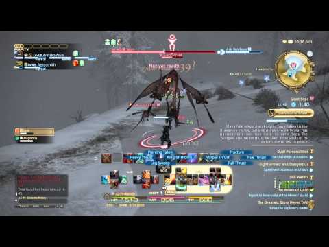 FINAL FANTASY XIV: A Realm Reborn-Fate "Giant Seps" beaten in less than 3 minutes