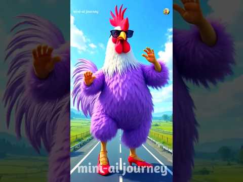 Funny murgi dance🐔😅 #chicken #funny #birds #rooster #chickendance #ai #chickensong #dance #murga