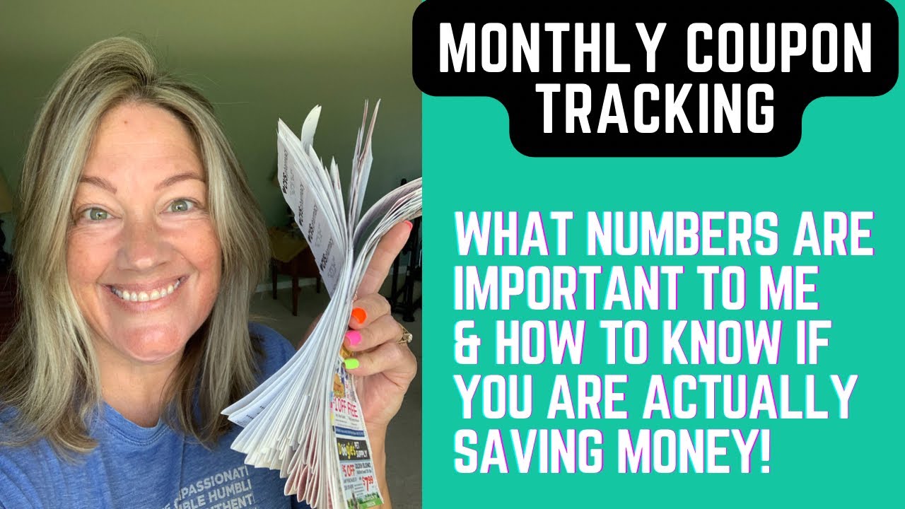MONTHLY COUPON TRACKING/ what numbers are important to me & how I know if I’m actually saving money