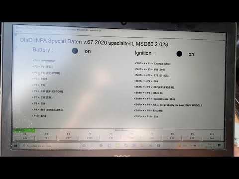 DIY BMW M57 Diesel 3.0l injector Coding w/INPA