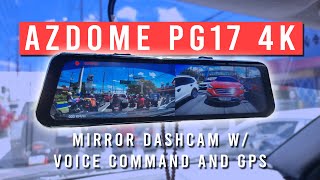 AZDOME PG17 4K Mirror Dashcam: Features, Review & Quick Install Guide!