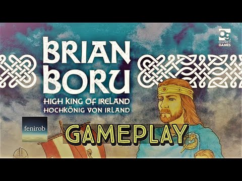 Brian Boru: High King Of Ireland Board Game | Gameplay (Last Round & Scoring)