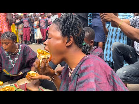 , title : '2 Sister Won 4 Boys In A Pounded Yam Eating Competition In Emure Ekiti New Yam Festival 2022 Ep5'