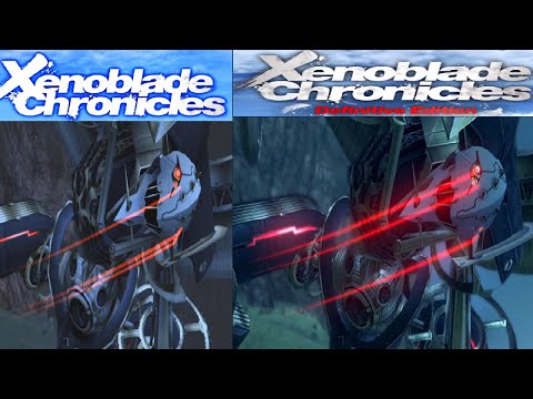 Xenoblade Chronicles: Original vs. Definitive Edition Comparison - Metal Face Returns