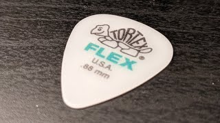 Video thumbnail for Jim Dunlop Tortex Flex 0.88mm guitar pick review - It's Green! by earthsteward9 Guitar Pick Reviews
