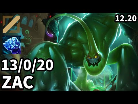 Zac Mid vs Viktor - Ranked Master - Patch KR 12.20