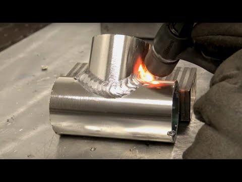 TIG Welding Anodized Aluminum - Bright Dipped Anodize (BDA) Marine Grade Tubing.