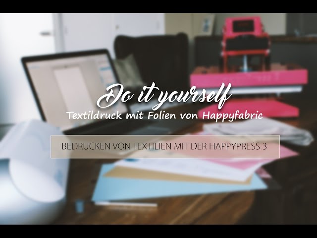 Vidéo teaser pour HappyFabric.de - Dein Start in den Textildruck