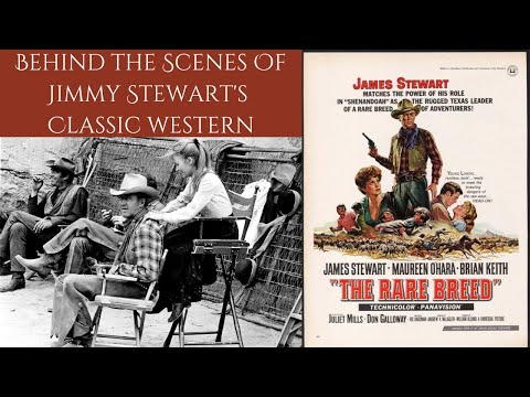 James Stewart, Maureen O'Hara, Brian Keith | BTS & Publicity Photos - The Rare Breed 1966