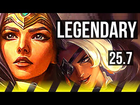 SIVIR & Yuumi vs SAMIRA & Rell (ADC) | 5k comeback, Legendary, 11/4/15, 46k DMG | KR Diamond | 25.7
