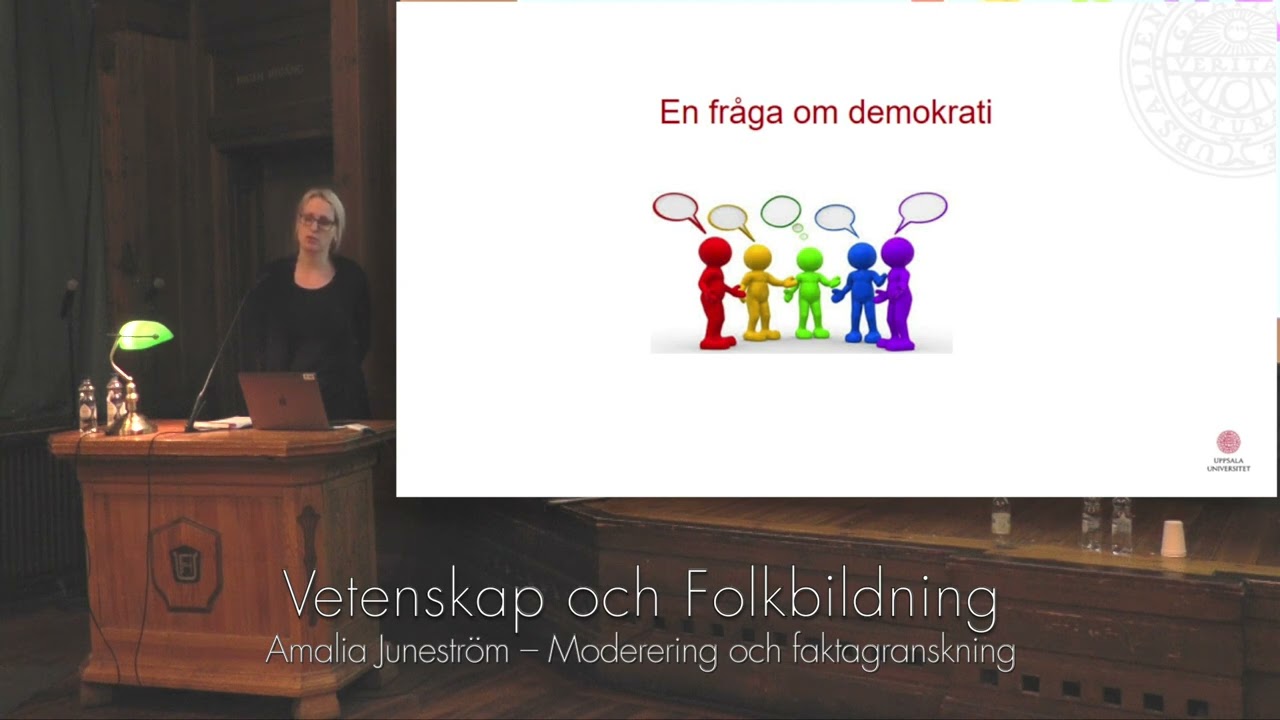 Amalia Juneström – Moderering och faktagranskning