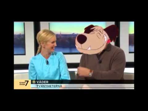 Från Britta till tyfonen Fittov" - Blooper i Nyhetsmorgon TV4 [muttley-remix]