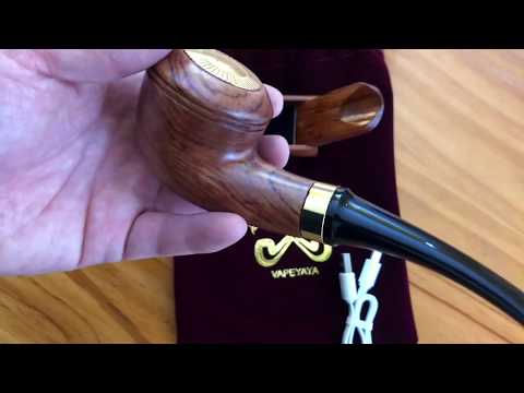 Vapeyaya 698 Electronic Wood Vape E-Pipe -  Made by Brazilian Rosewood