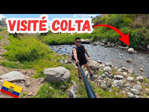 "ME BAÑÉ" en este río de agua cristalina en COLTA-CHIMBORAZO