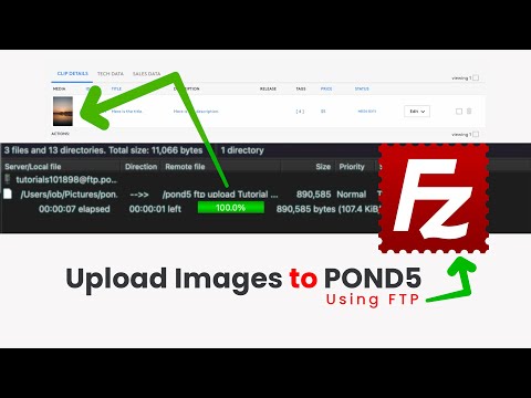 How to upload photos to Pond5 using FTP Tutorial • and Submit it for sale on POND5 Stock Photography