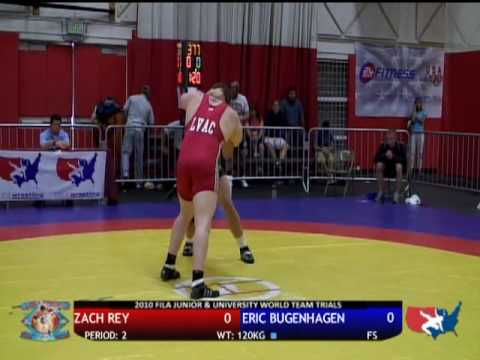 University Freestyle Challenge Tournament Final 120kg - Zach Rey vs. Eric Bugenhagen