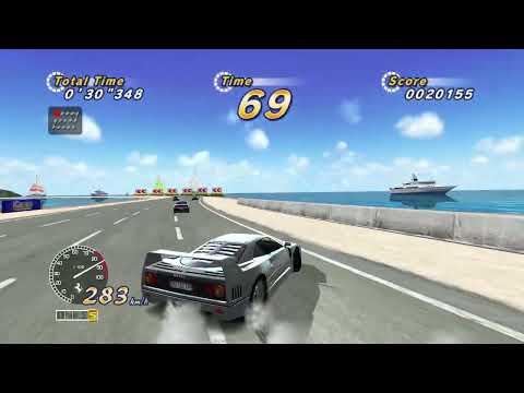 Literally the Coolest Game Ever - OutRun 2 SP 15-Stage Continuous (First Clear)