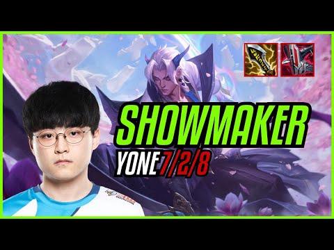 SHOWMAKER - YONE vs SYNDRA MID - EUW CHALLENGER - PATCH 11.9