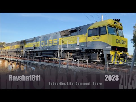 5MW7 - QL003-QL011-QL010 (Qube Steel) East Wagga Wagga NSW - Australian Trains by Raysha1811