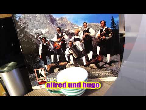 DAS BERGLANDECHO  heut spiel n wir auf  12 titel    LP