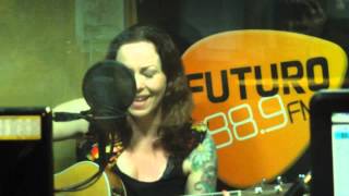 Anneke van Giersbergen - Yalin @ Radio Futuro (Everything is Changing Tour) Chile 04/20/2013