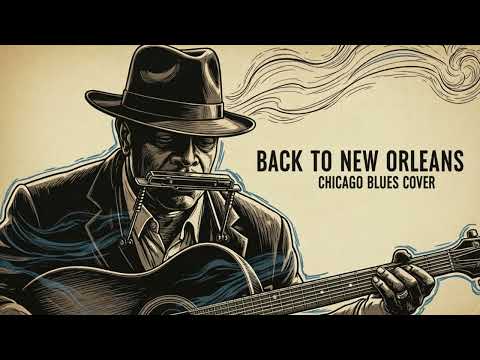 Lightnin' Hopkins - Back to New Orleans (Electric Chicago Blues Cover) | Raw Drive & Bullet-Mic Howl