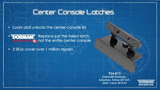 Center Console Latch 2007-2014 Chevy/GMC - video thumbnail 3