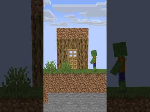 Zombie Boy vs Herobrine - Who will help Zombie Girl? - Monster School Minecraft Animation #shorts