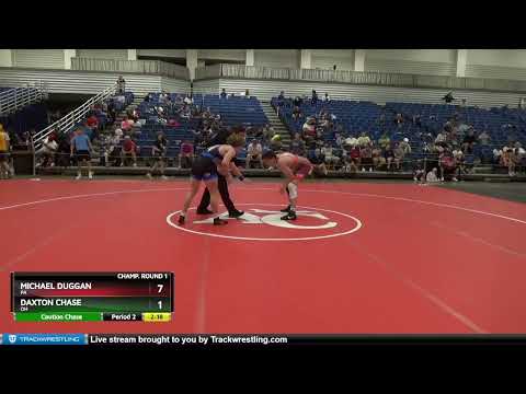 152 Lbs Champ. Round 1 - Michael Duggan, PA Vs Daxton Chase, OH Beb8