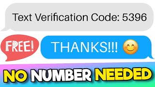 Free Phone Number for SMS Verification Texts | No Phone Number Required